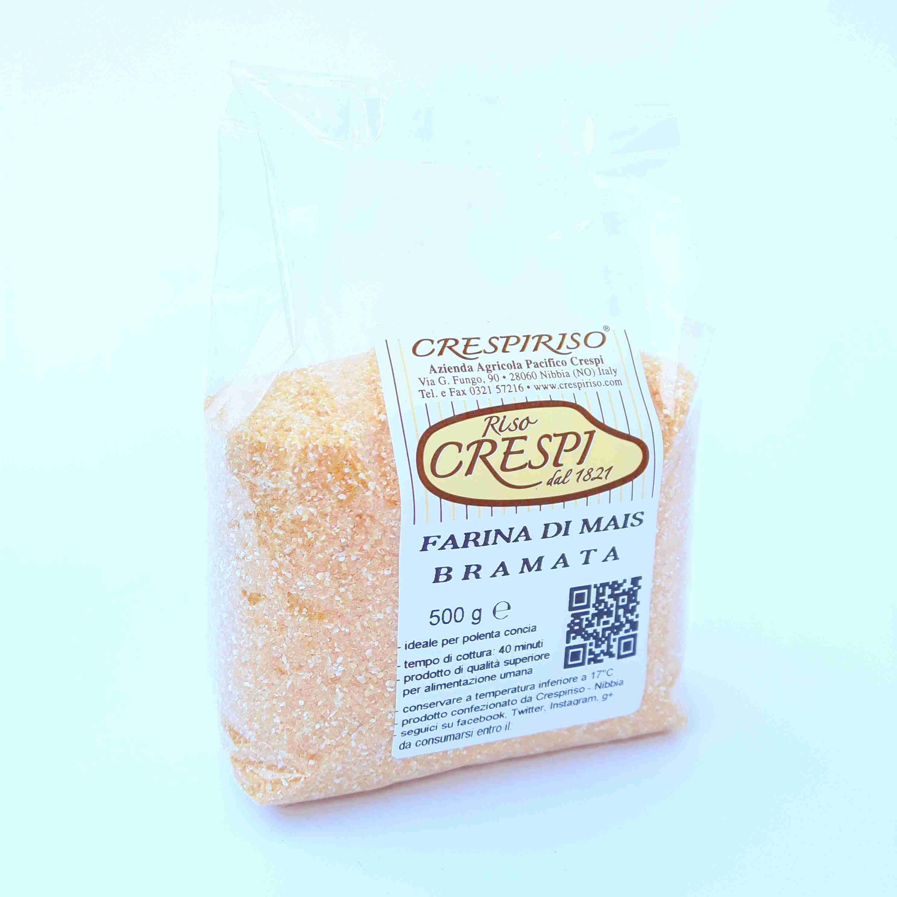 Farina di Mais (granoturco) bramata gialla classica crespiriso 500g
