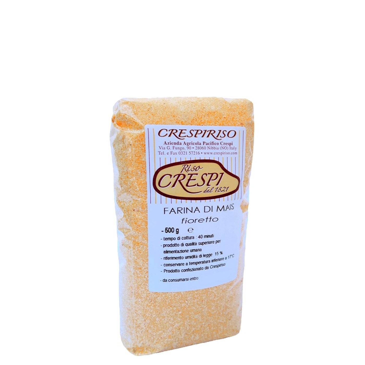 Farina di Mais (granoturco) fioretto giallo classico crespiriso 500g